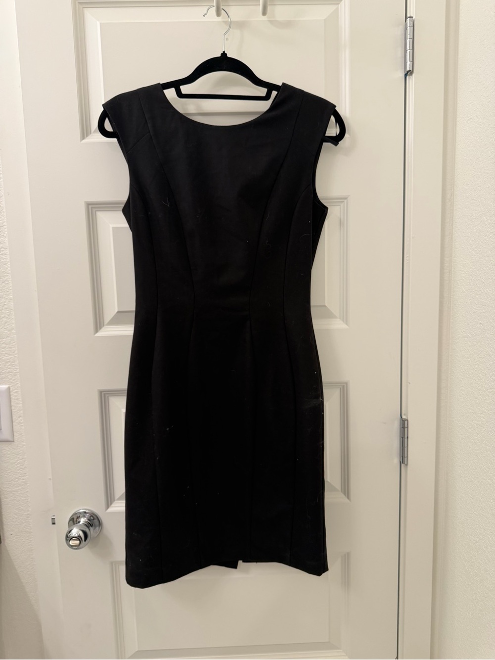 H&M Classic Black Sheath Dress - Sleek Professional Style